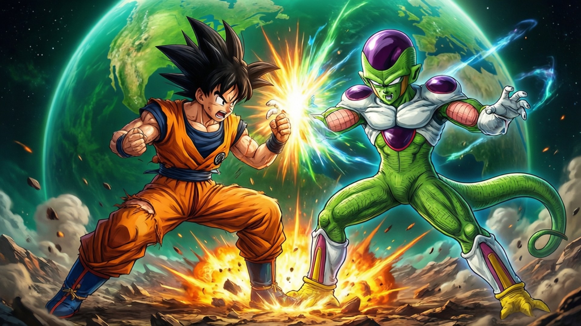 ナメック星の決戦 壁紙