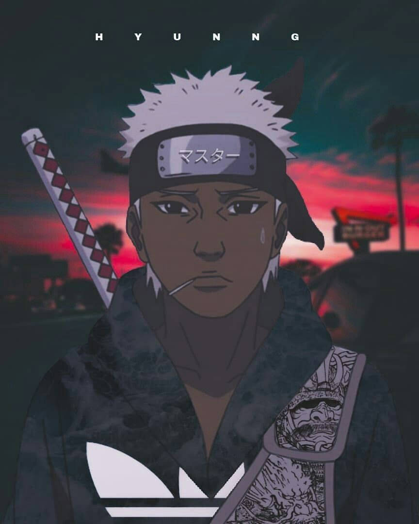ナルト ドリップ アニメキャラクター オモイ 壁紙