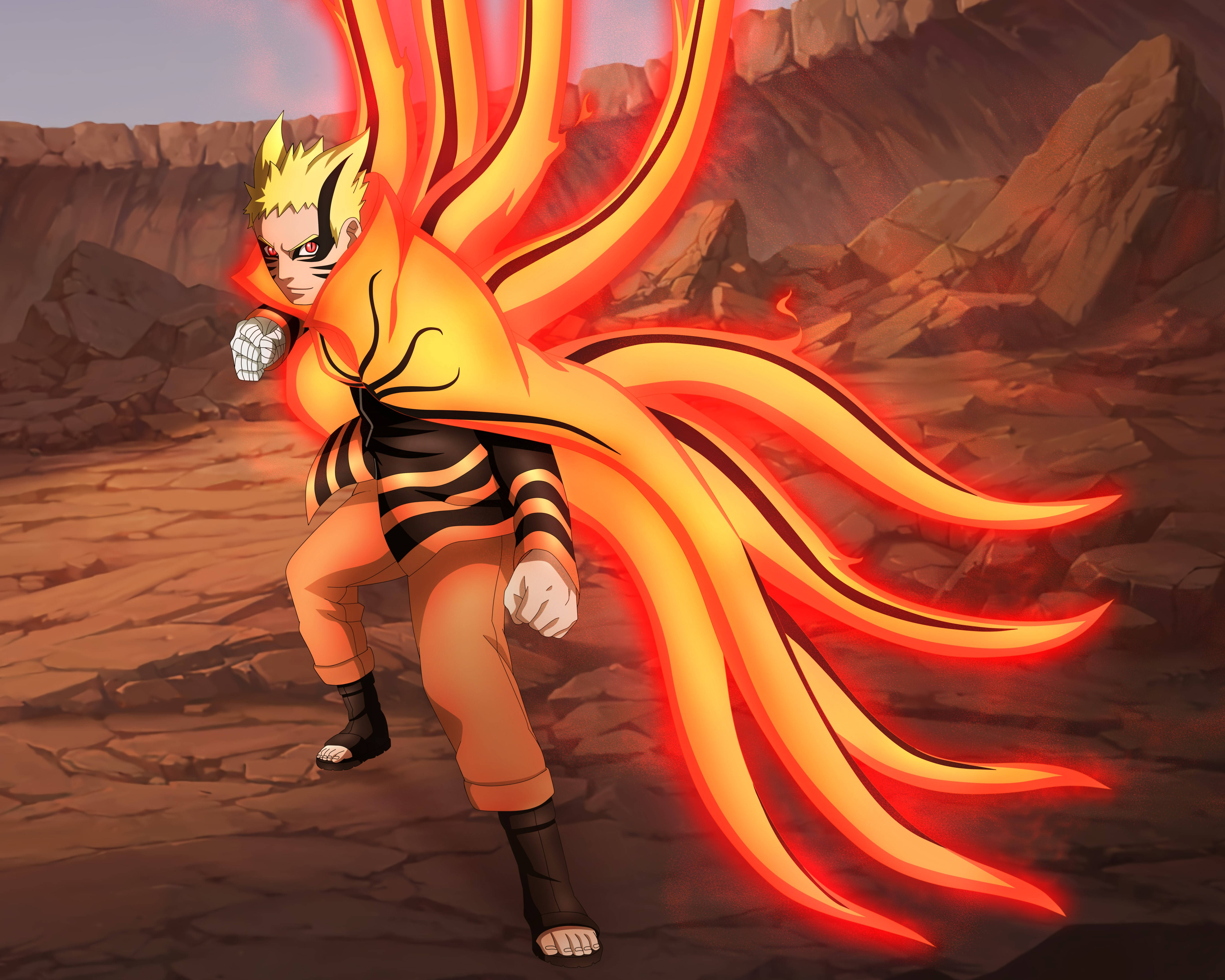 ナルト 重粒子モード 戦場にて 壁紙