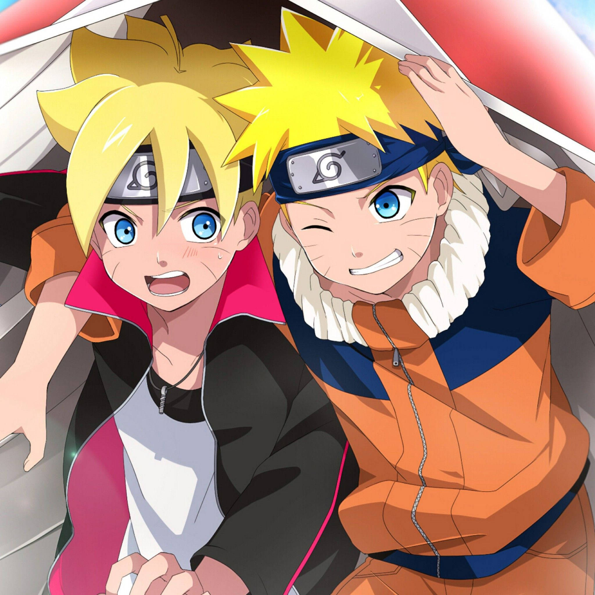 ナルトとボルトの子供時代ポスター 壁紙