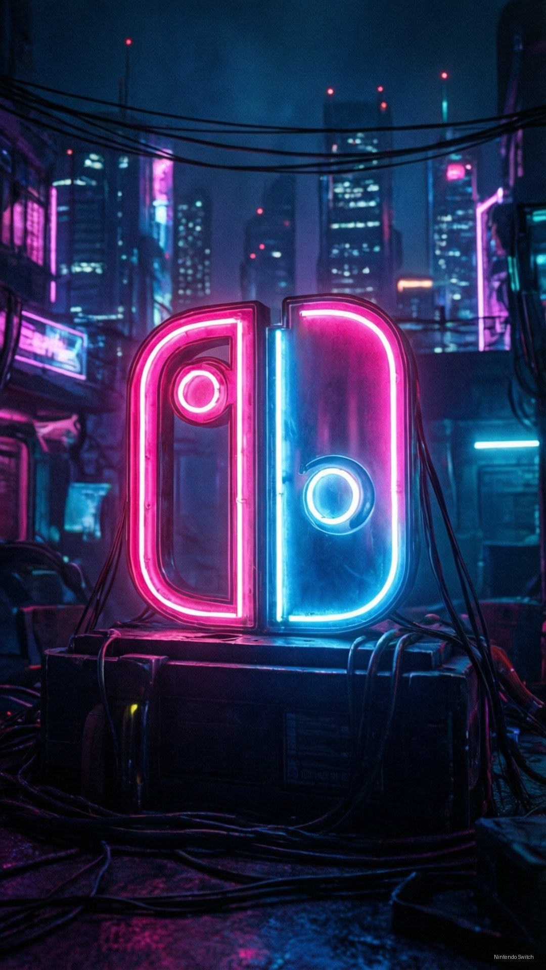ネオンスイッチロゴ 壁紙