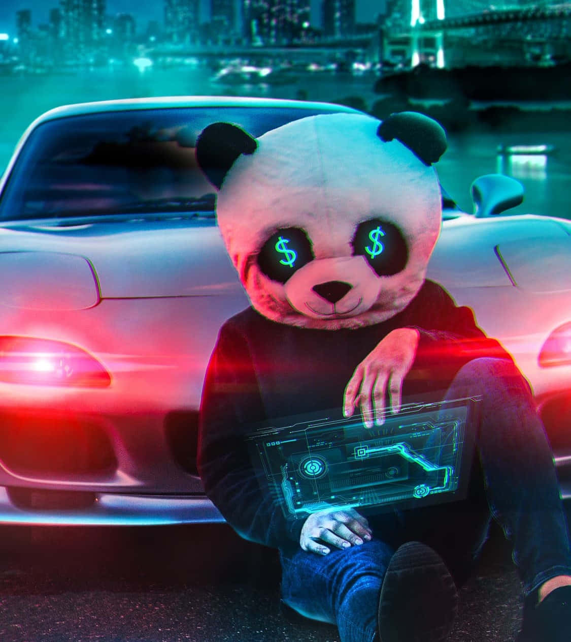 ネオンパンダ・ドル札の目 ベストプロフィール画像 壁紙