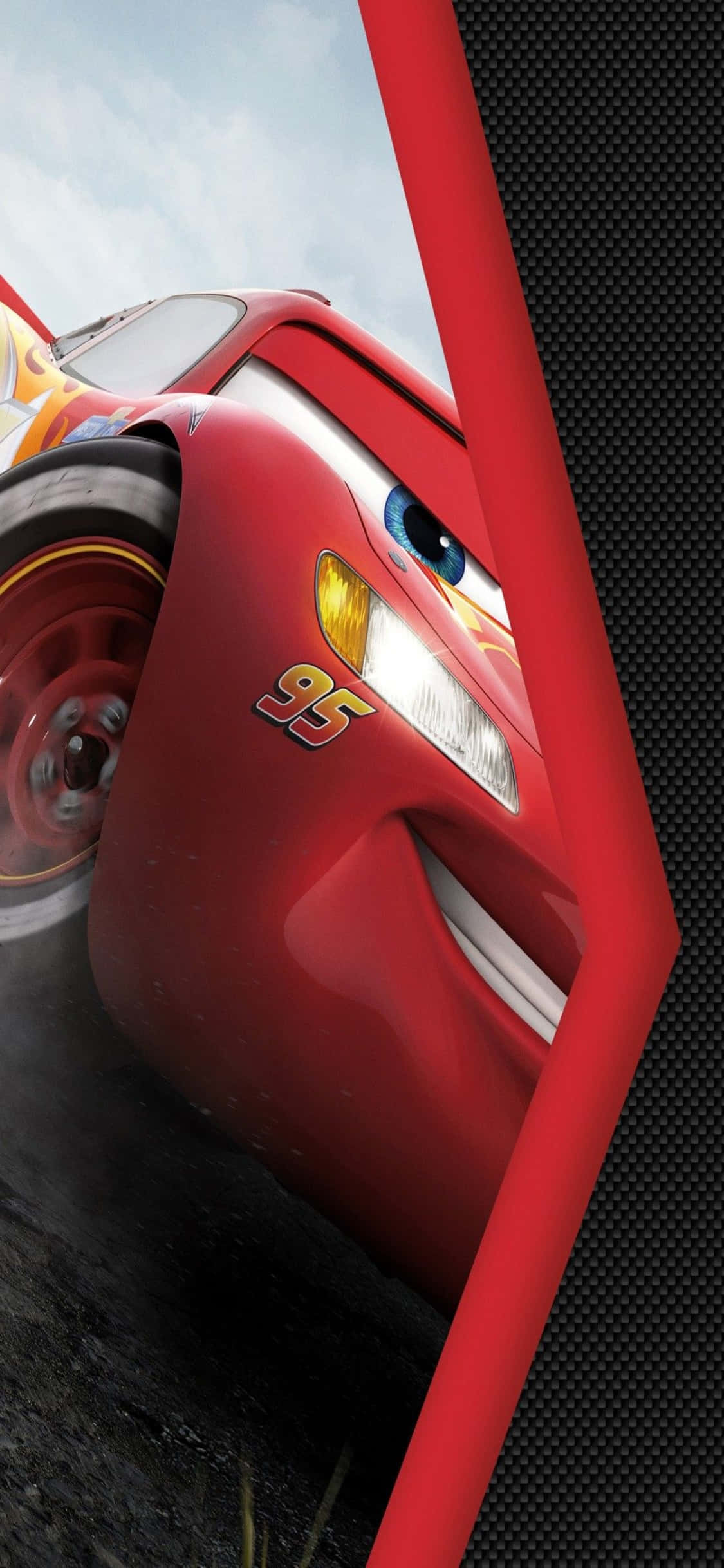 ハッピーなライトニング・マックイーン iPhone X Cars 背景 壁紙