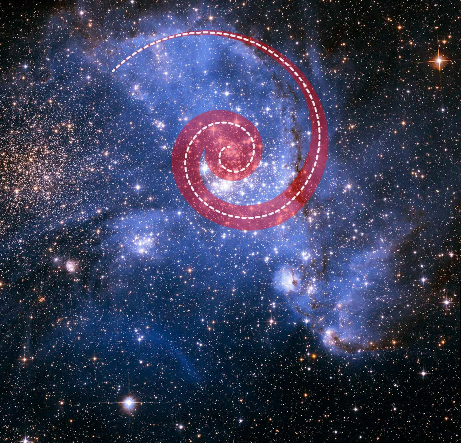 ハッブルが捉えた渦巻く星々 壁紙