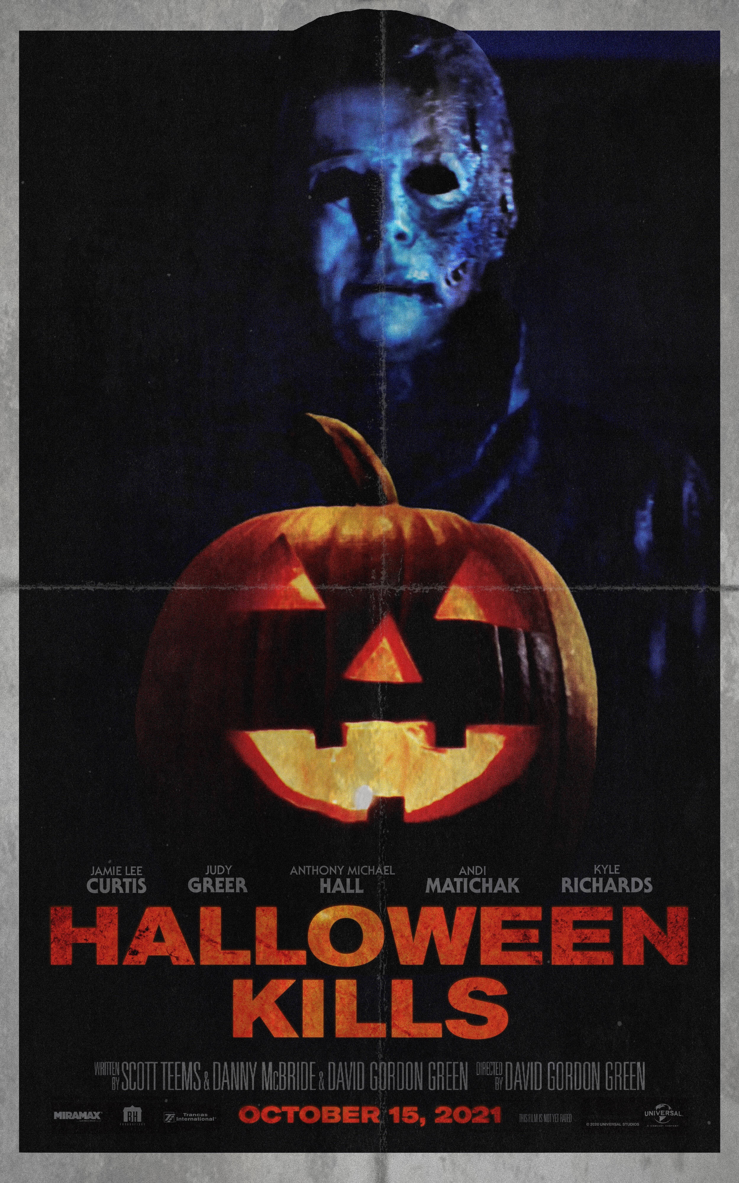 ハロウィン KILLS 焦げたマスク ポスター 壁紙