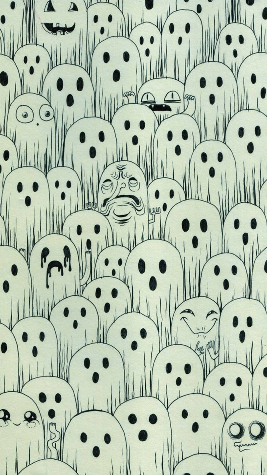 ハロウィン グランジ ゴースト 壁紙