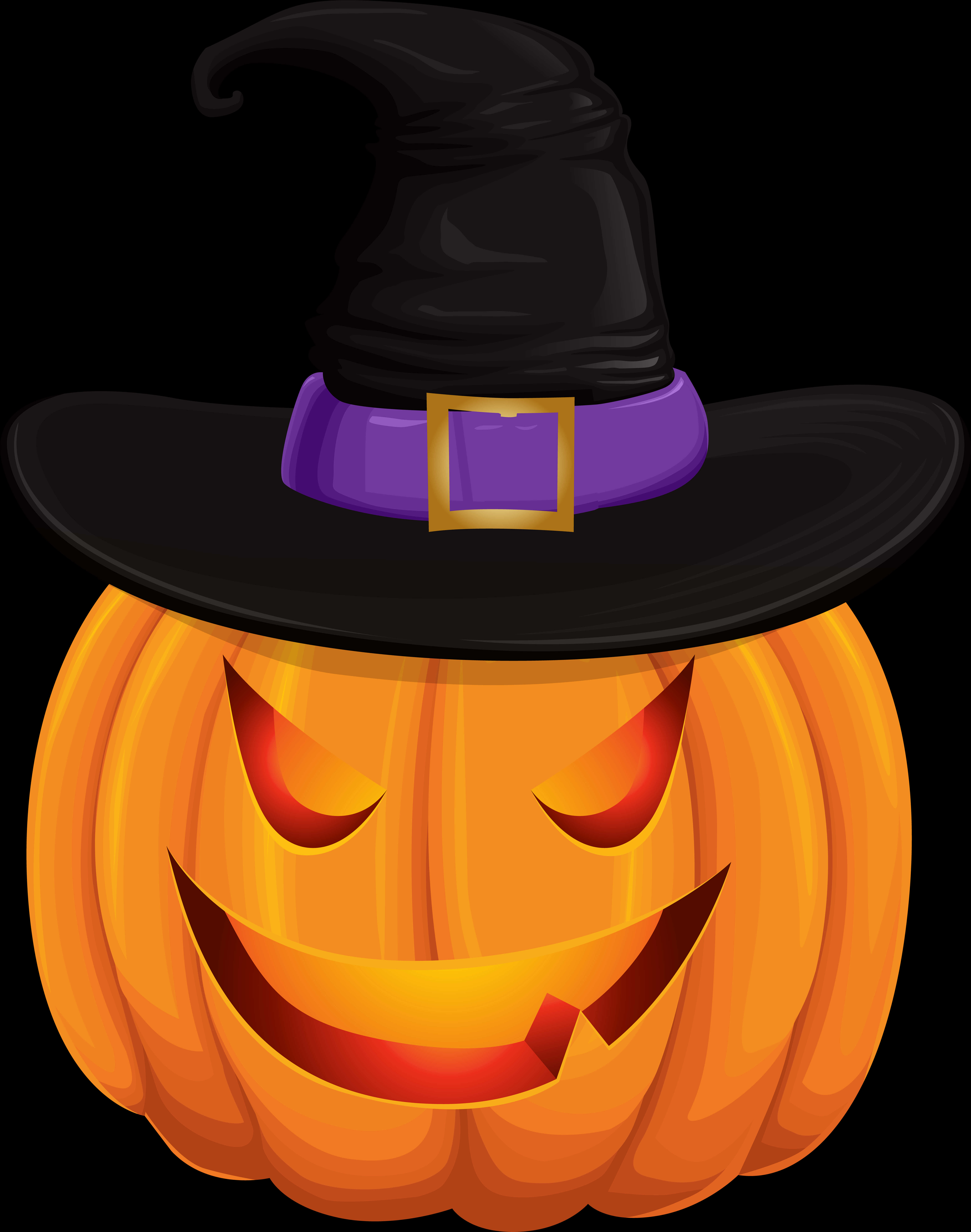 ハロウィン パンプキン ウィッチハット 壁紙