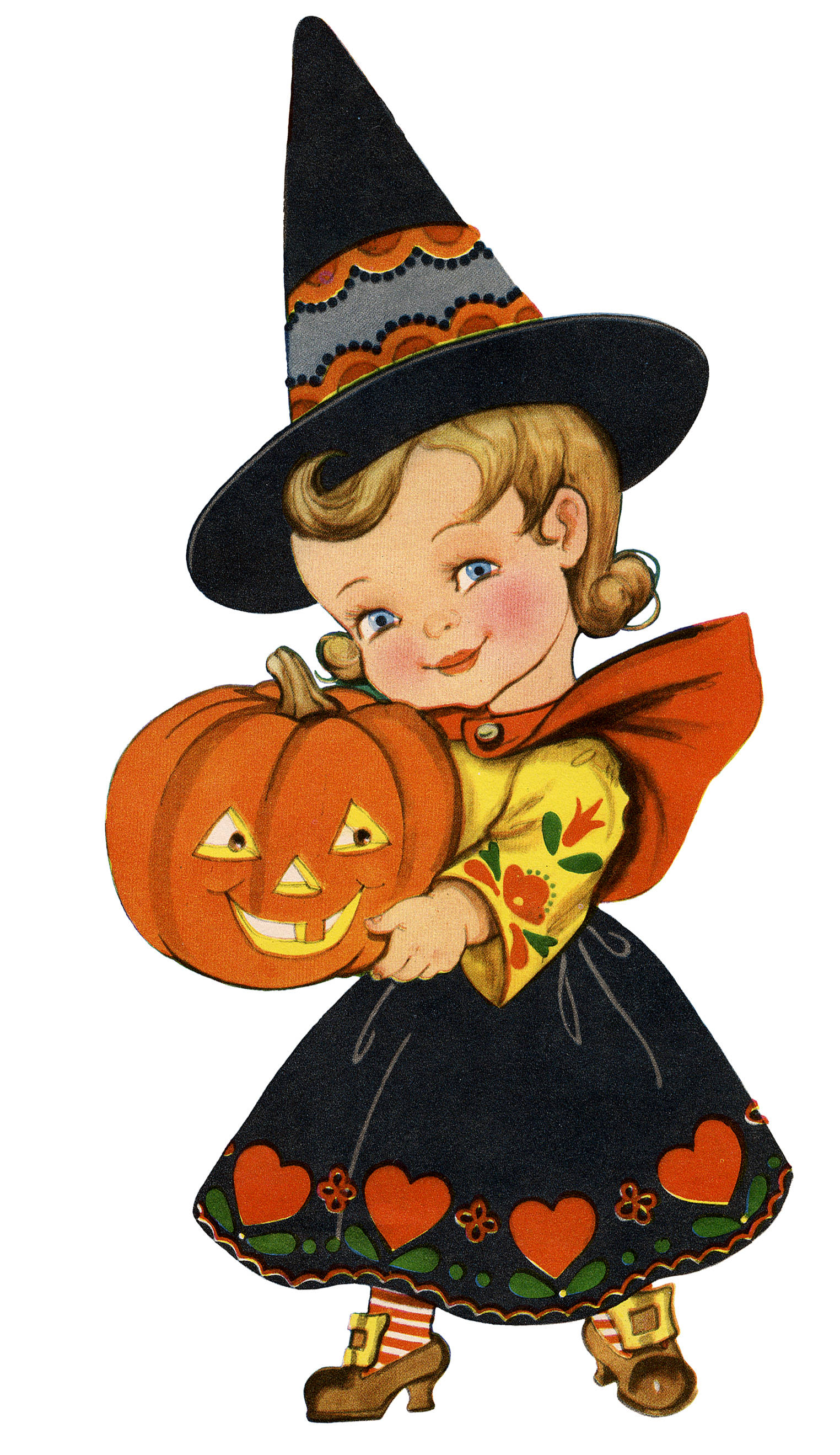 ハロウィンのかわいい女の子 iPhone 壁紙