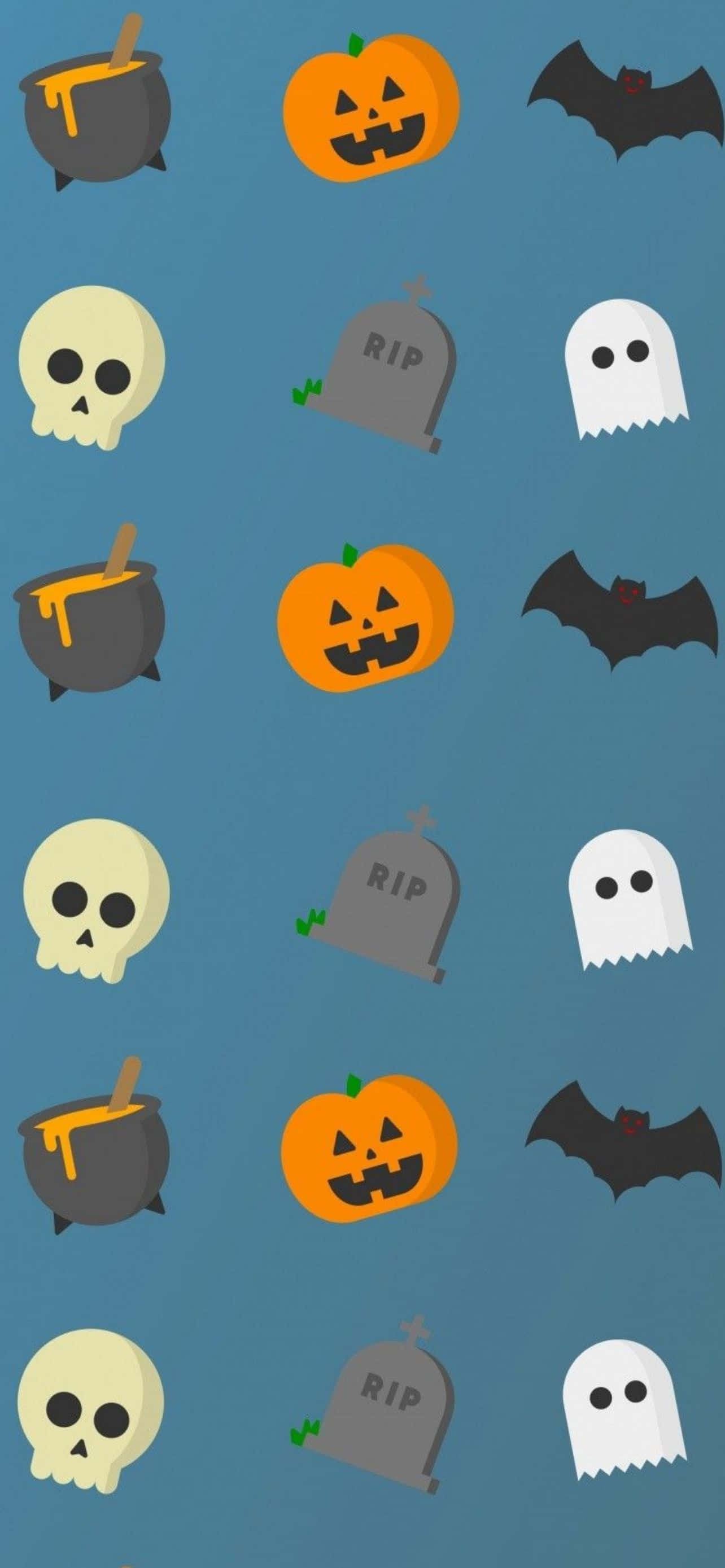 ハロウィンの気分を盛り上げる、お祭り気分満載のiPhone壁紙。 壁紙