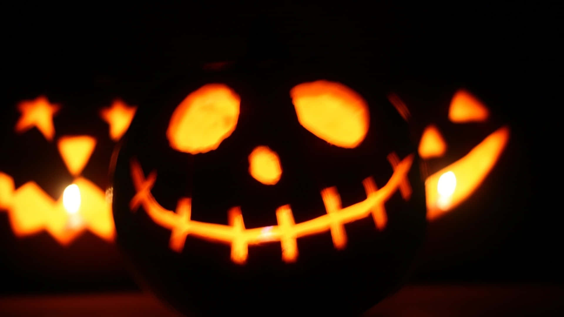 ハロウィンカボチャの背景 ダークスキン 壁紙