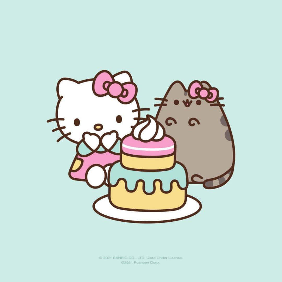 ハローキティ バースデーケーキ サンリオ プロフィール画像 壁紙