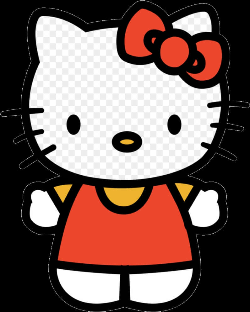 ハローキティ定番ポーズ 壁紙