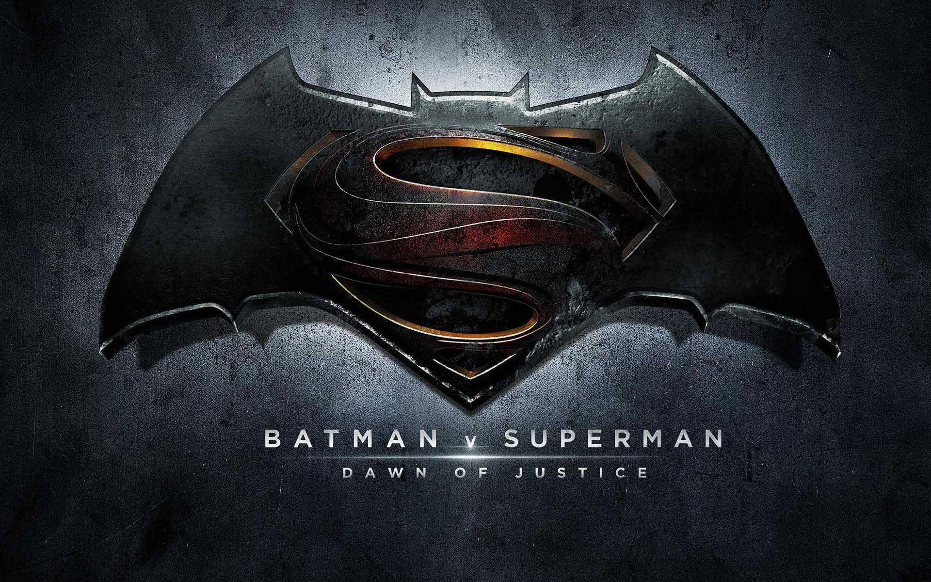 バットマン vs スーパーマン ジャスティスの誕生 組み合わせロゴ 壁紙