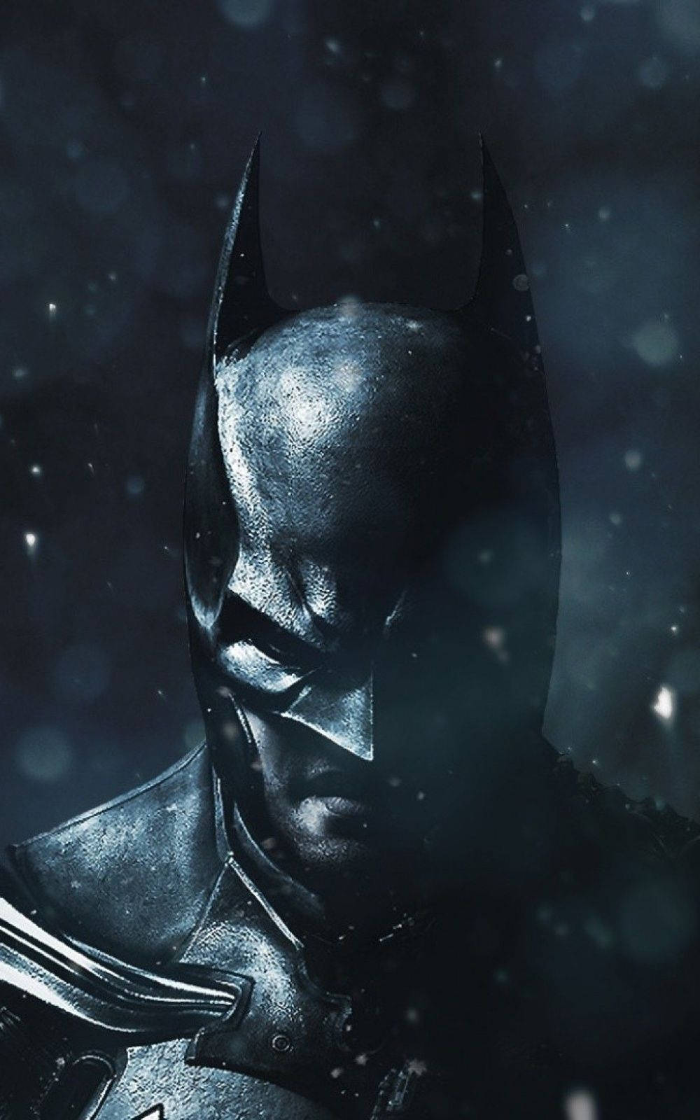 バットマン 降雪クローズアップの壁紙