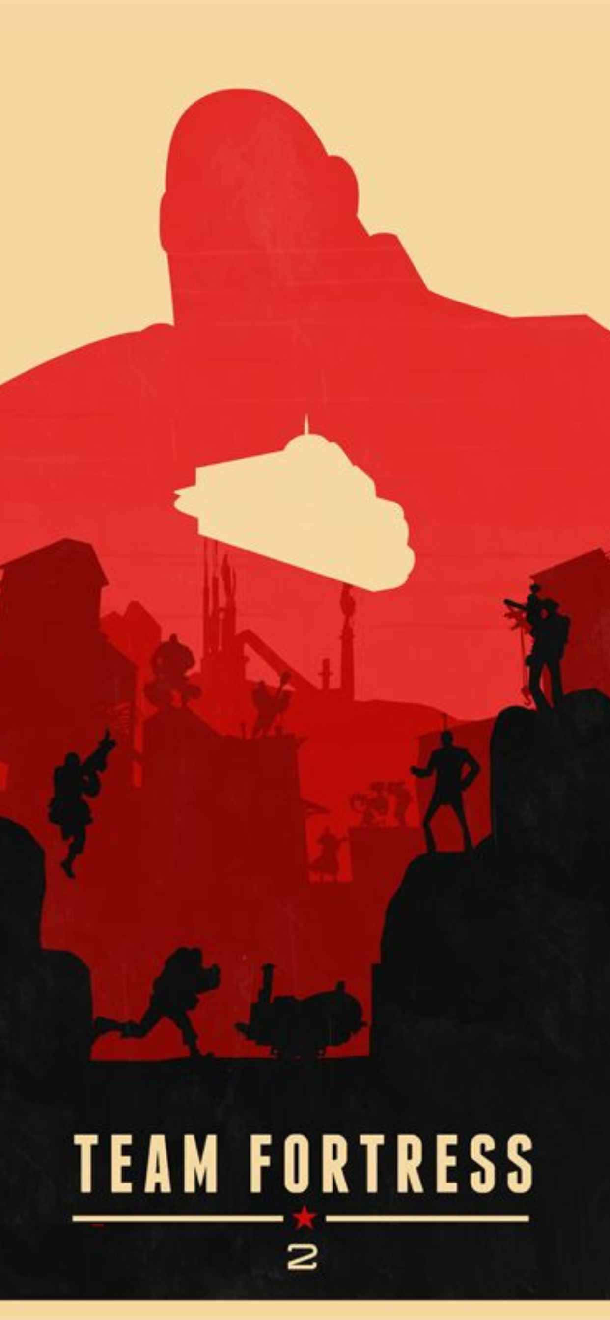 バナーデザイン iPhone XS Max Team Fortress 2 背景 壁紙
