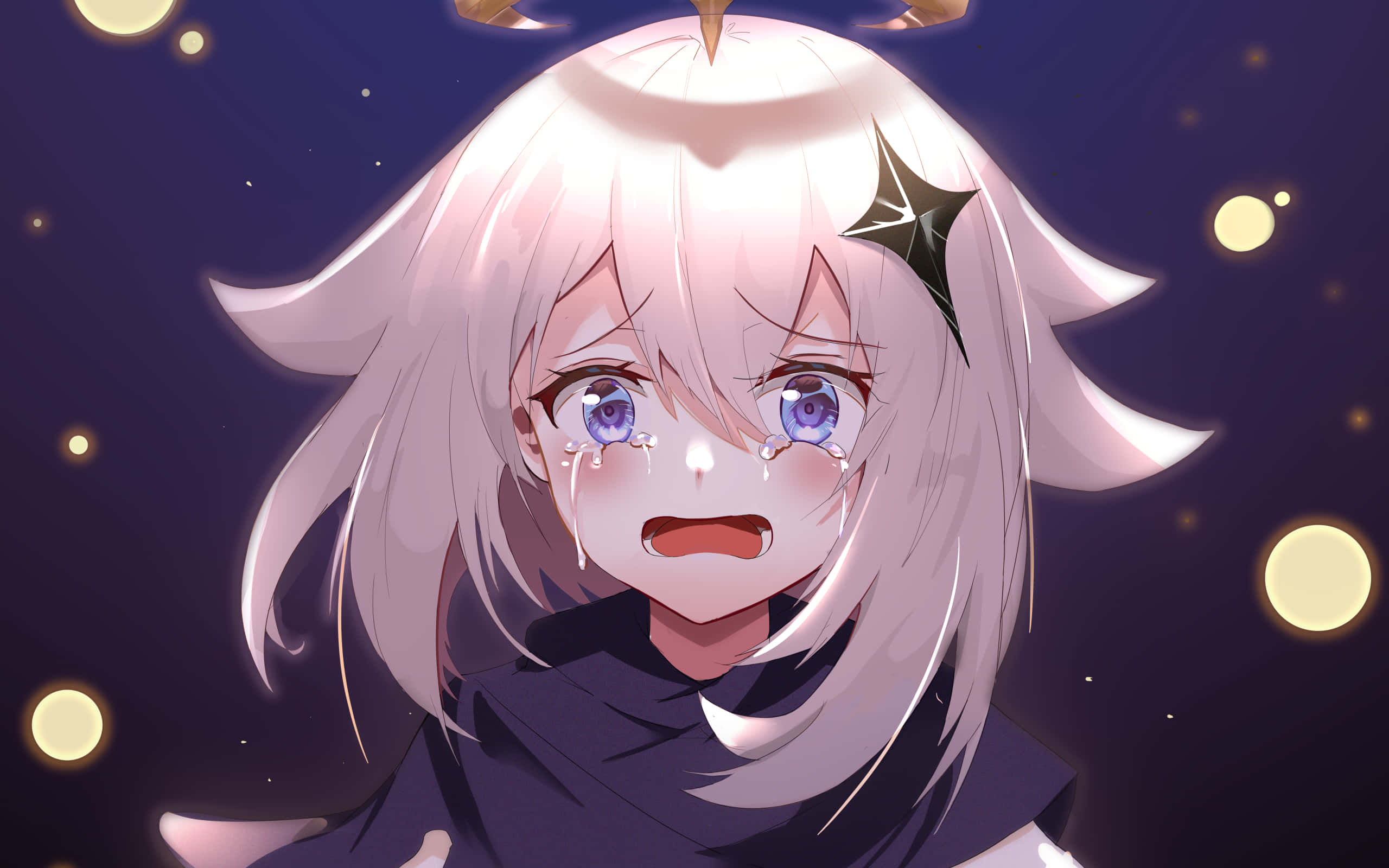 パイモンが泣いている画像 壁紙