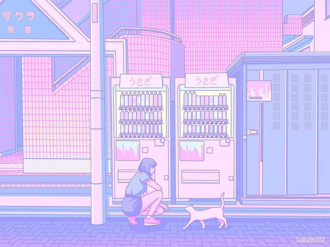 パステルパープルの背景 壁紙