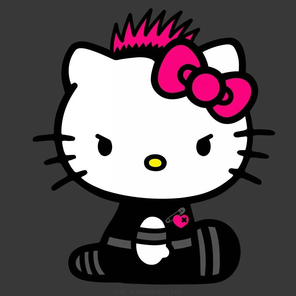 パンクなハローキティのPFP 壁紙