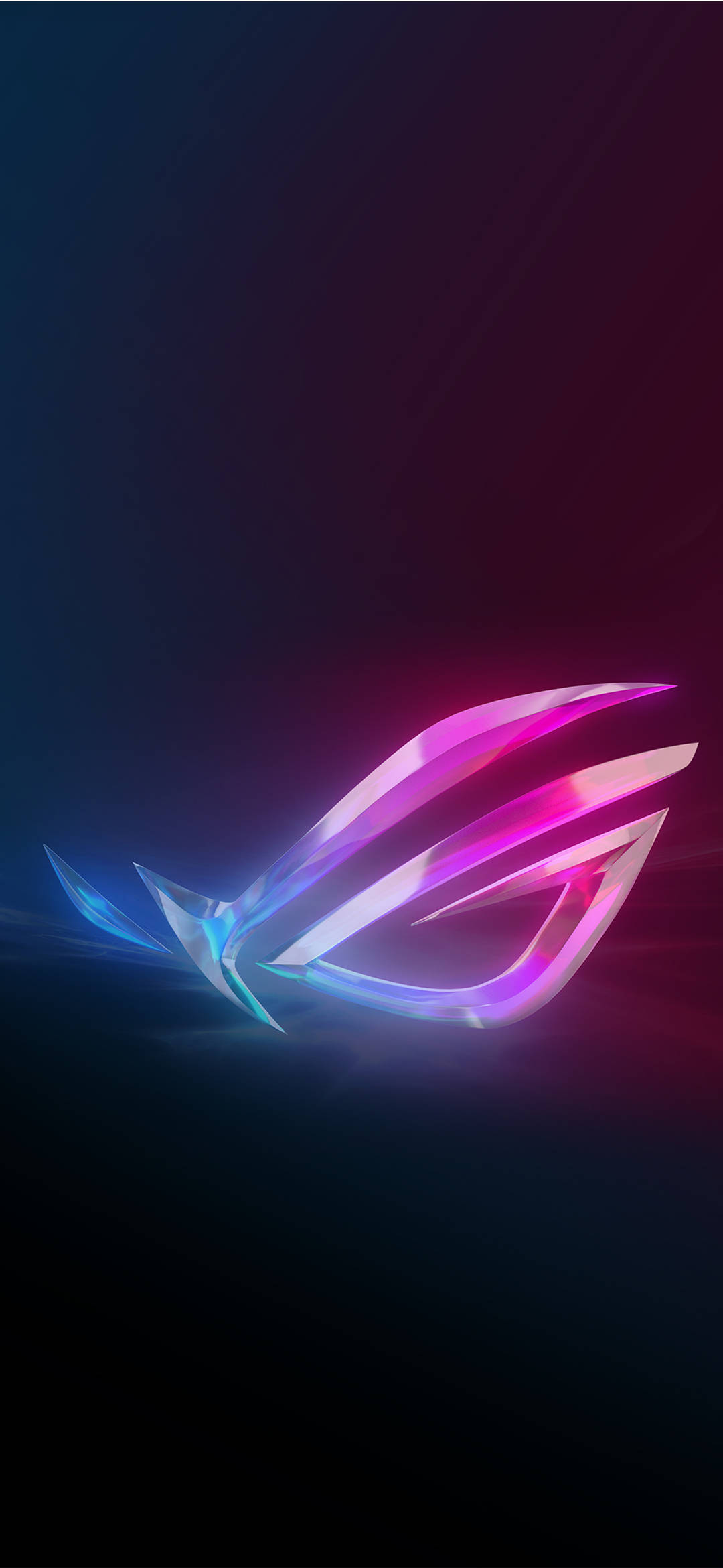 パープルブルーのASUS ROG Phone 壁紙