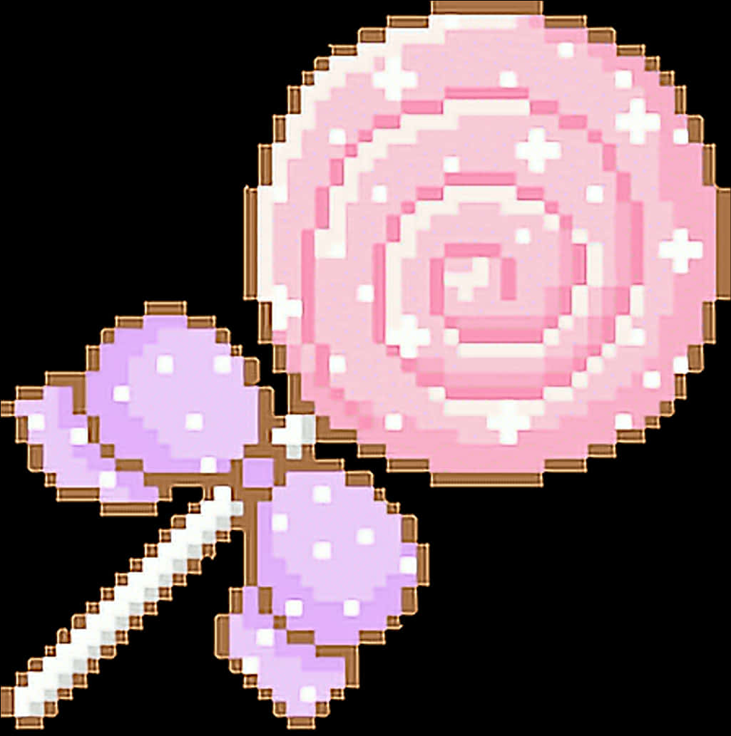 ピクセルキャンディロリポップ 壁紙