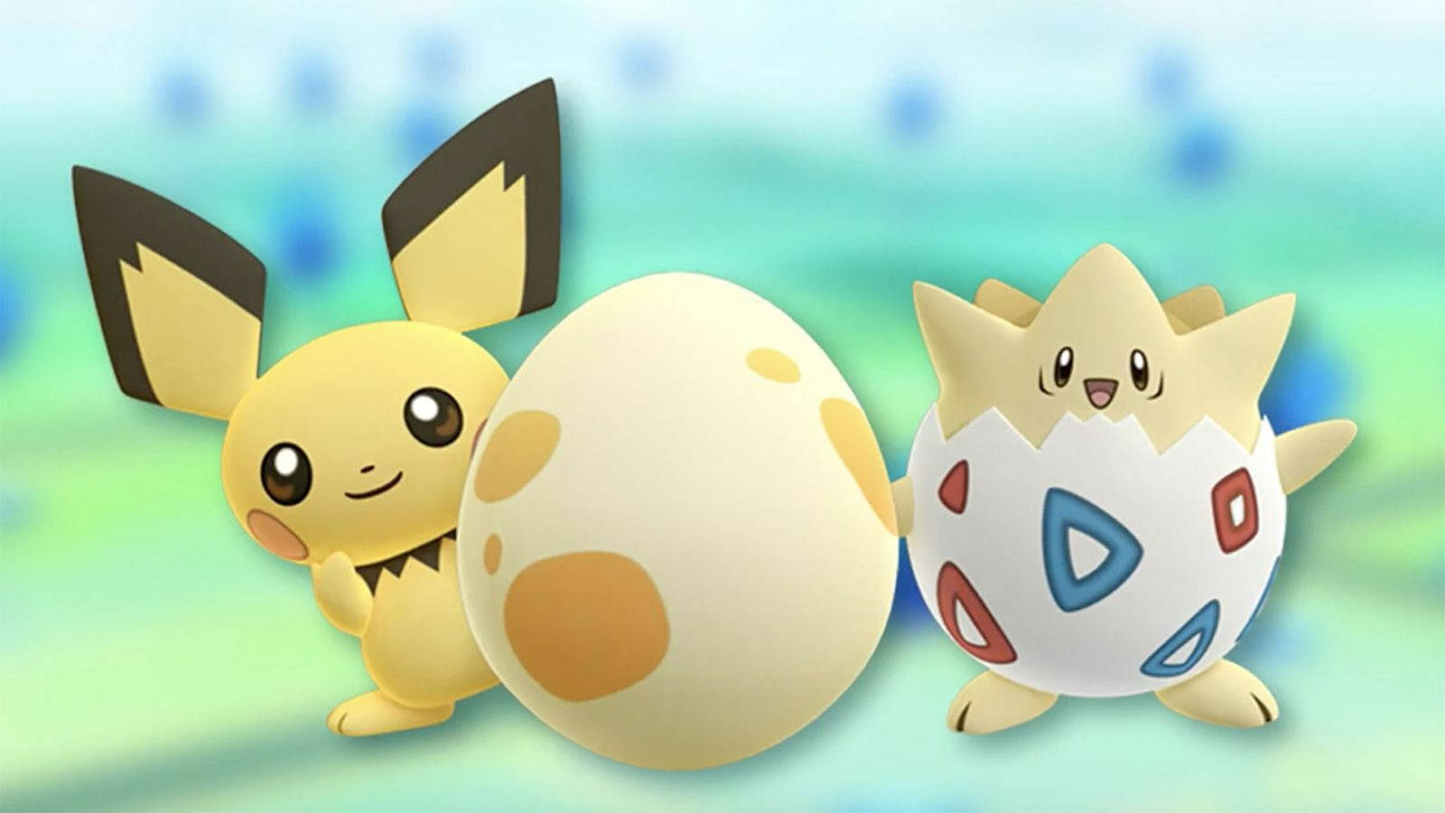 ピチューとトゲピーのたまご かっこいいポケモン 壁紙