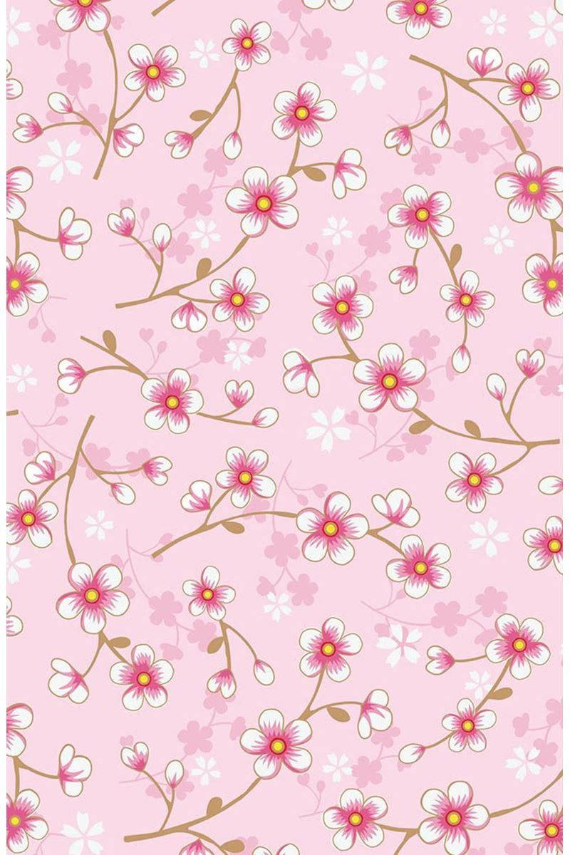 ピンクの桜アートの壁紙