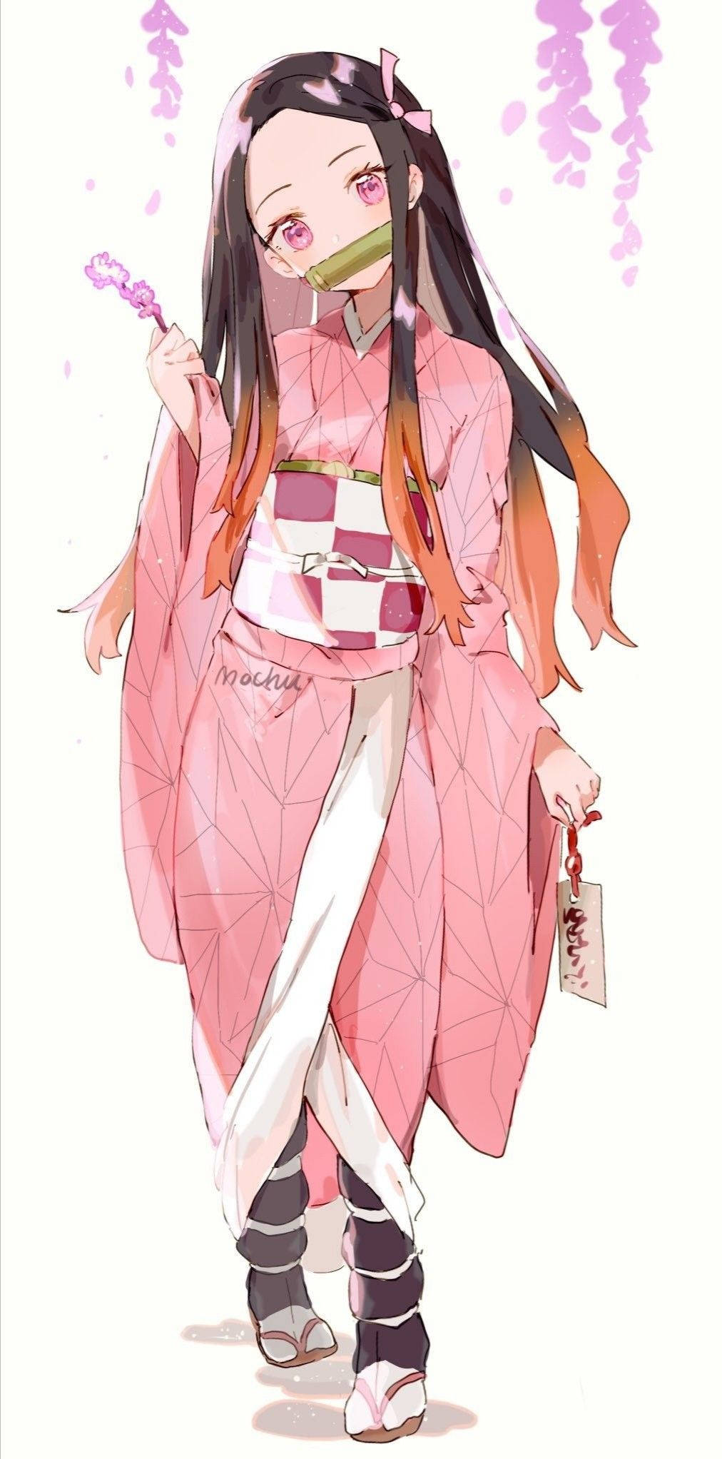 ファンアート 鬼滅の刃 ねずこ 壁紙