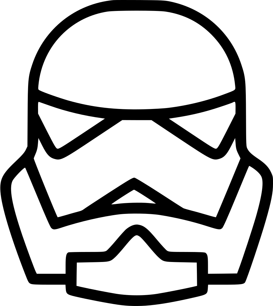 ファースト・オーダーのストームトルーパーヘルメットの輪郭 壁紙