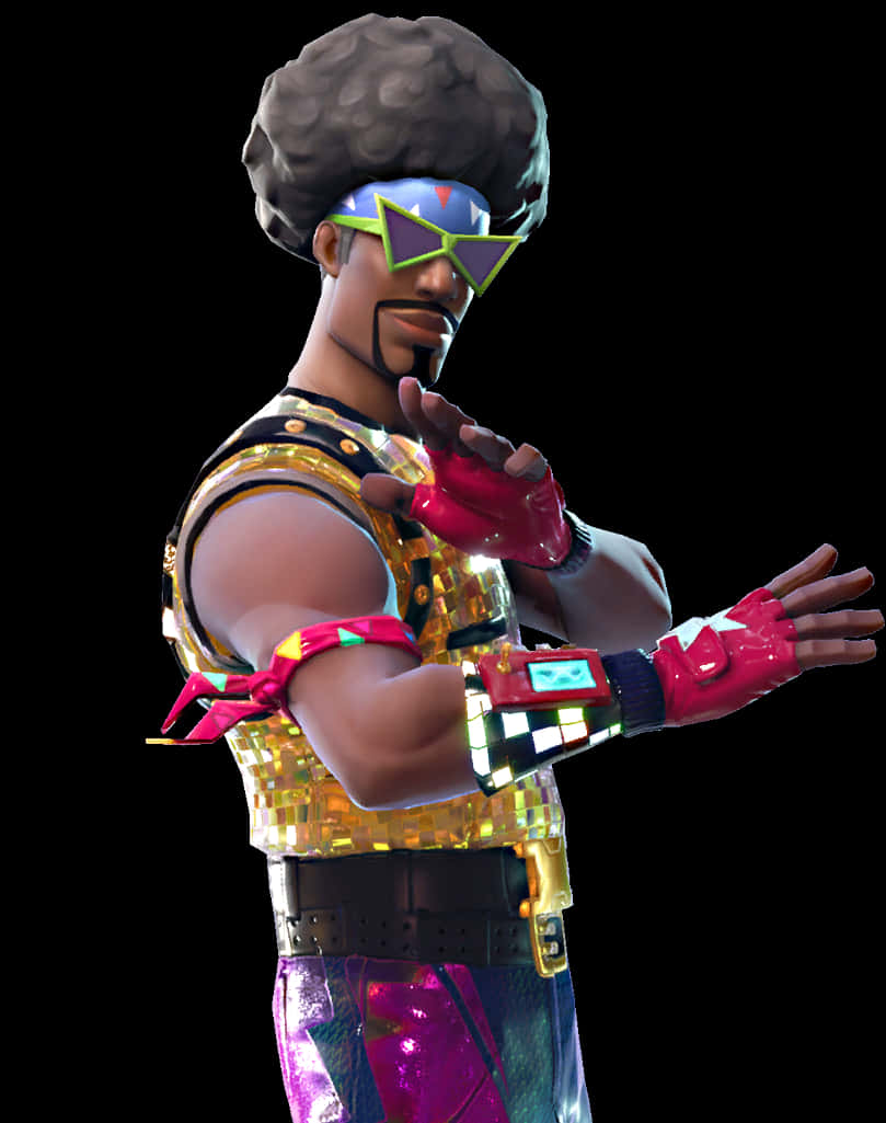 フォートナイト ファンキーディスコキャラクター 壁紙