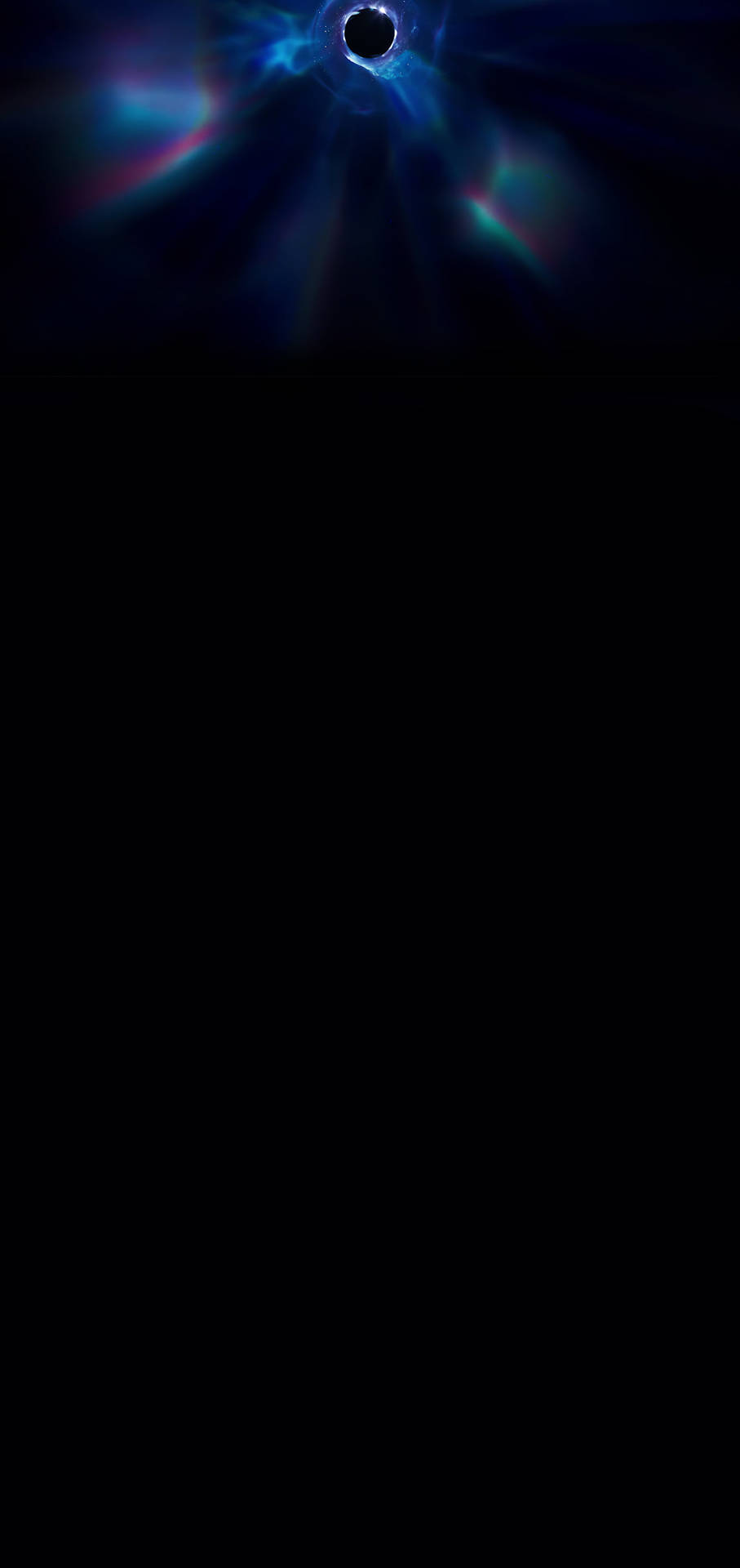 フォートナイト ブラック 中央パンチホール 壁紙
