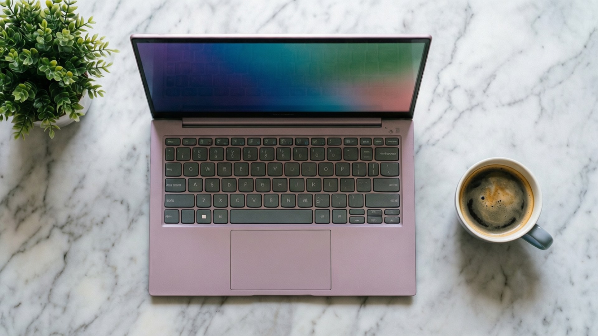フラットレイ Chromebook セットアップ 壁紙