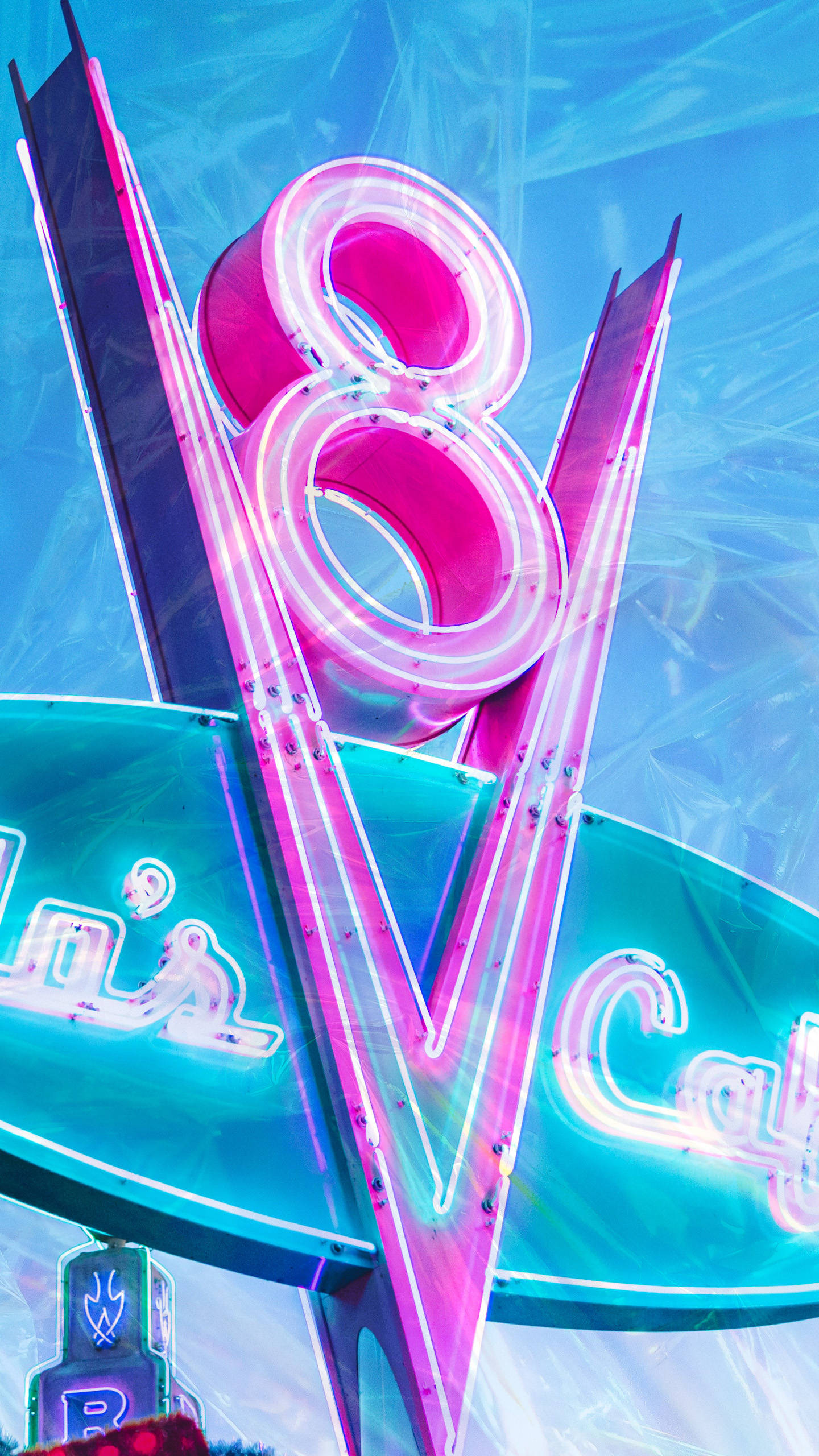 フローズV8カフェ ロゴ ディズニーランド 壁紙