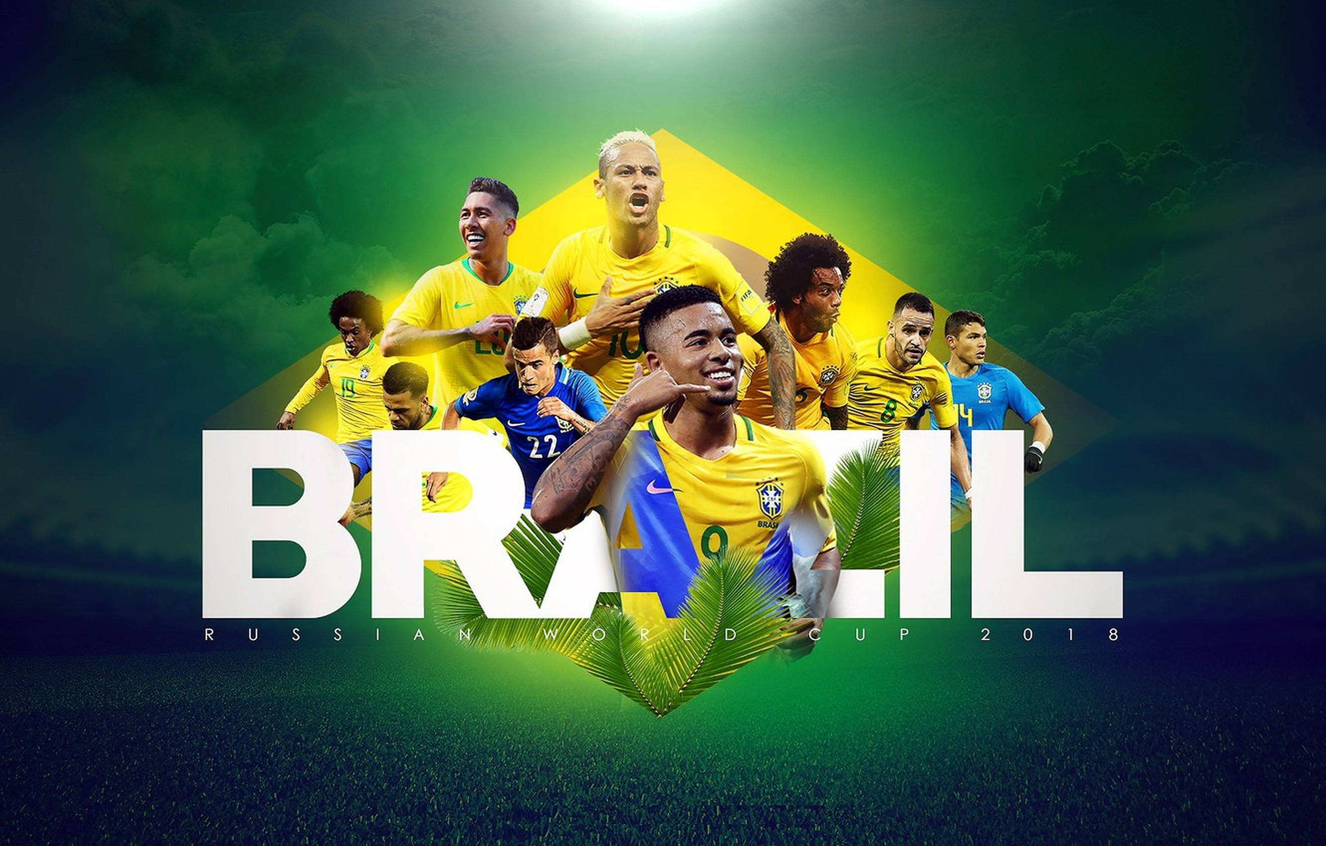 ブラジル代表 ロシアW杯2018 壁紙
