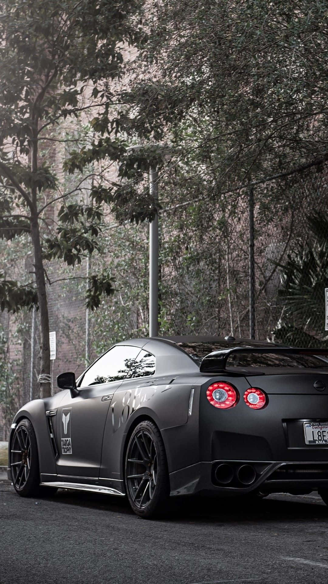 ブラックGTR R35の車 壁紙