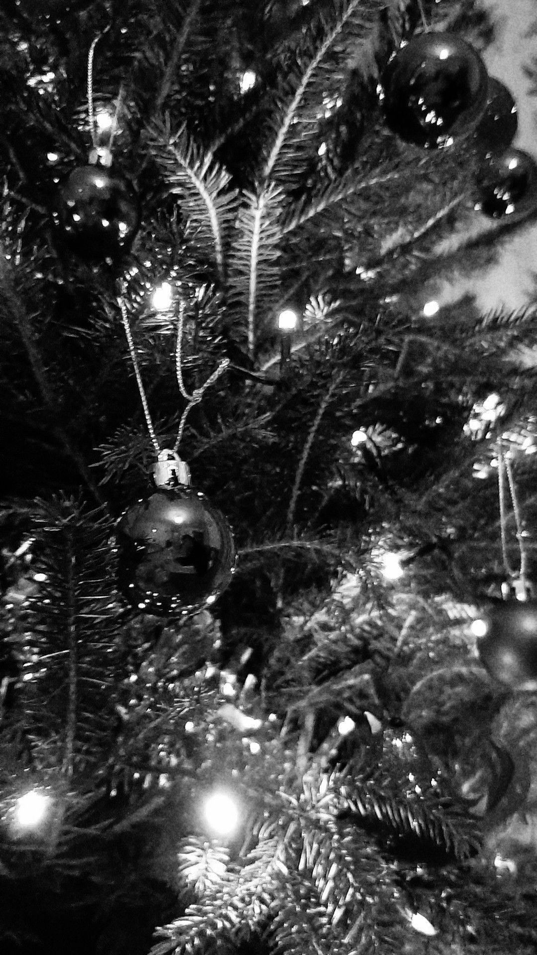 ブラックアートなクリスマスiPhone壁紙 壁紙