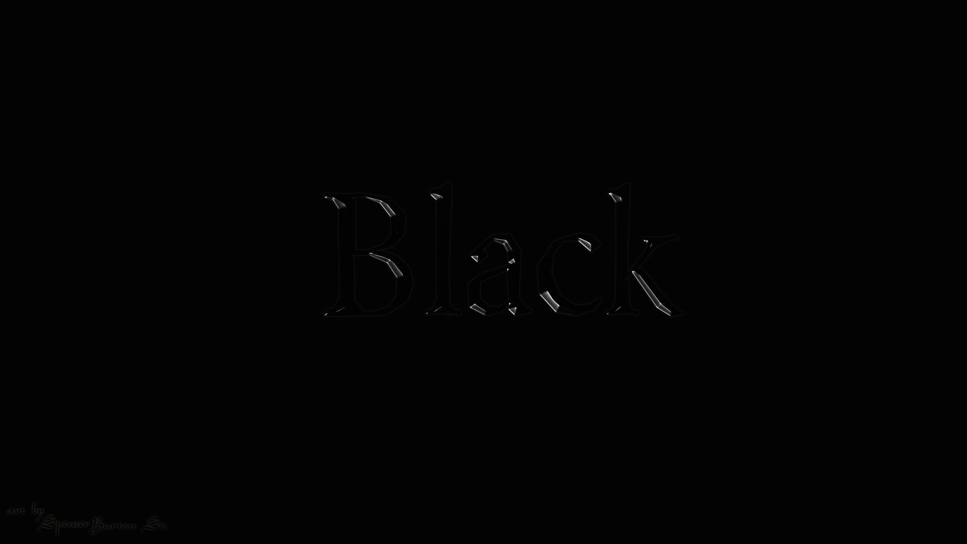ブラックロゴ 無地黒 壁紙