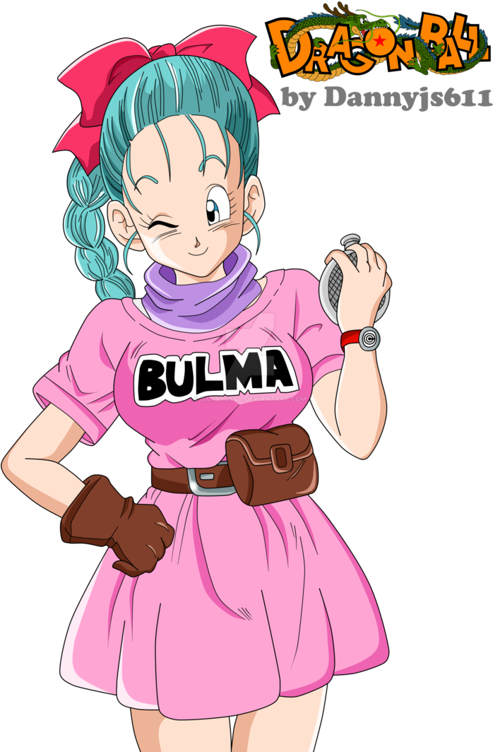 ブルマ クラシックピンクドレス ドラゴンボール 壁紙