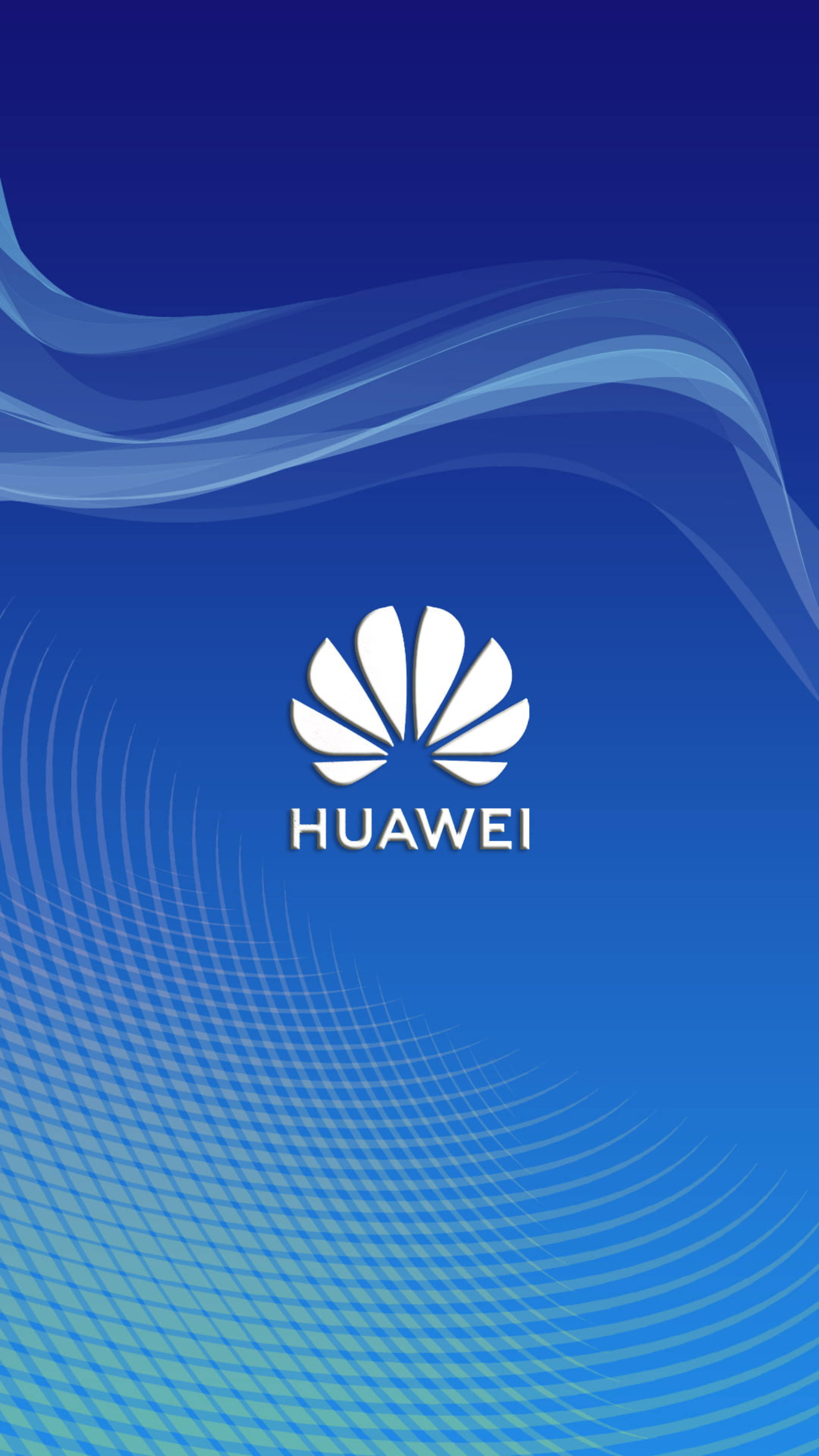 ブルー Huawei ロゴ 壁紙