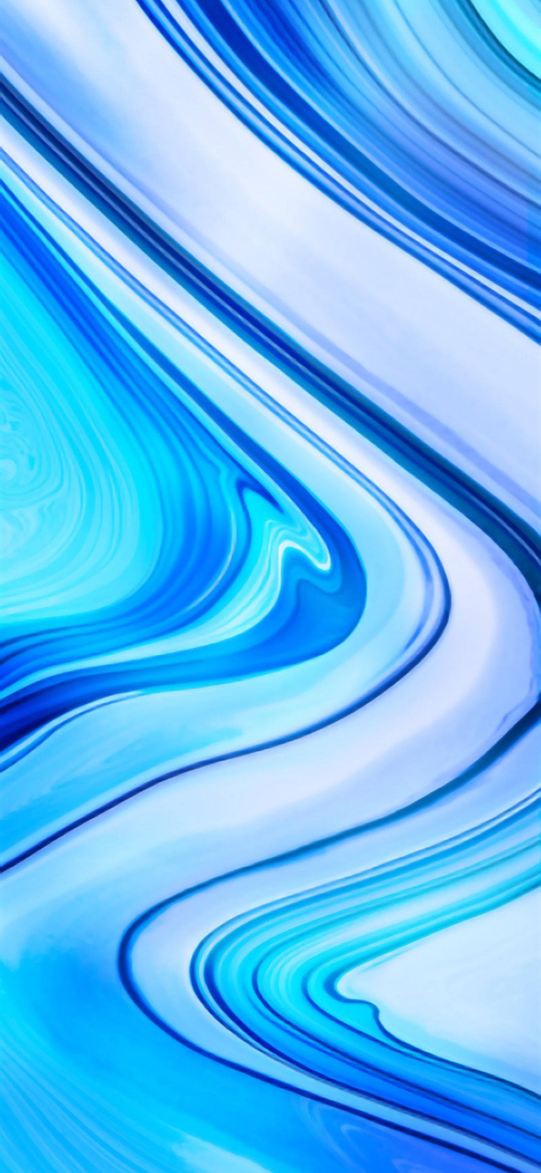 ブルーのグラデーションで魅せるエレガントなRedmi 9 壁紙