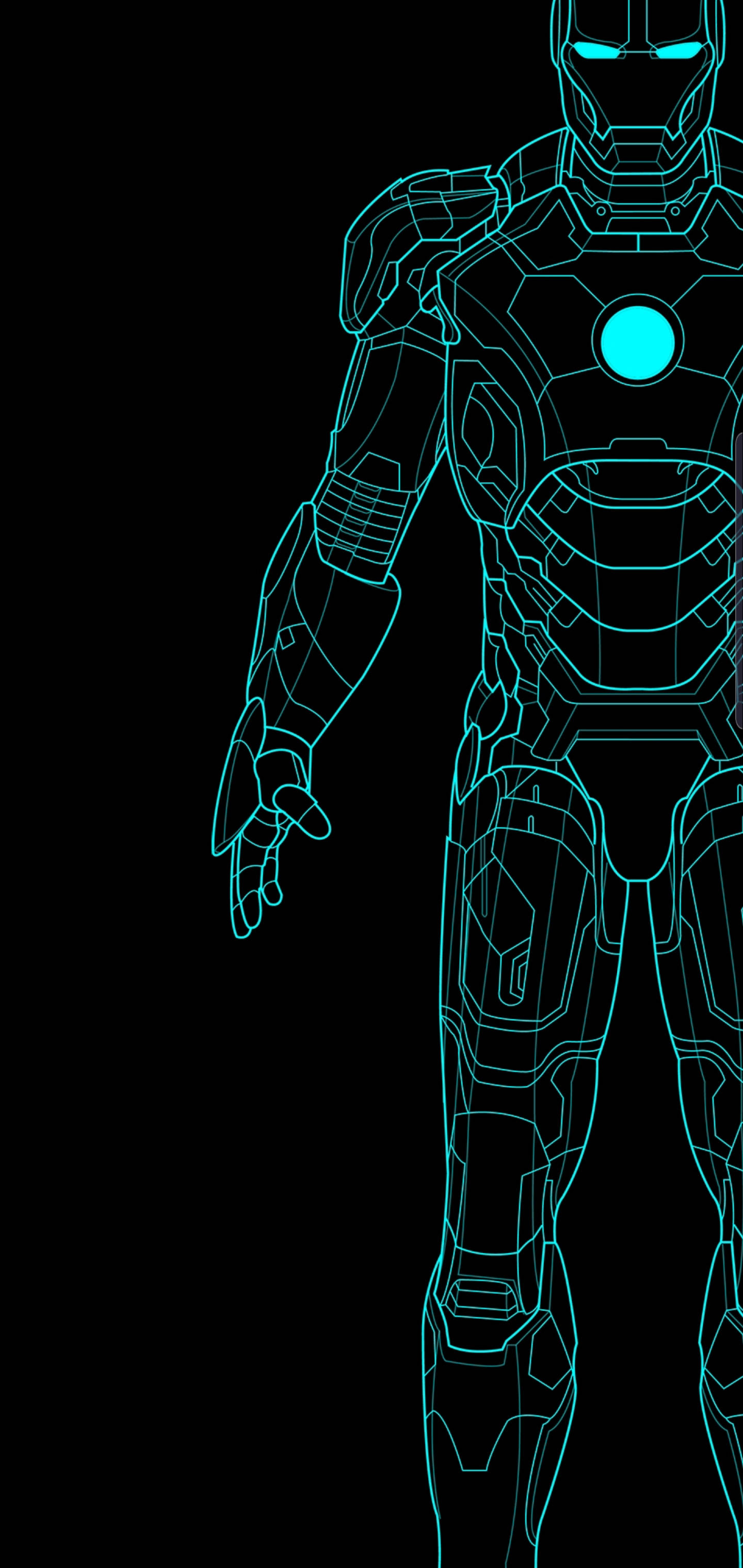 ブルーアイアンマンS10+ 壁紙