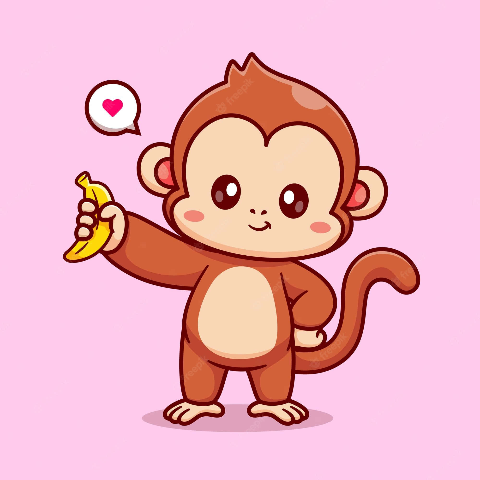 ブロックで一番かわいいサルに会おう！ 壁紙