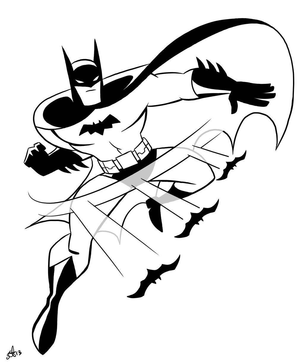 ブーメランを投げるバットマン 壁紙