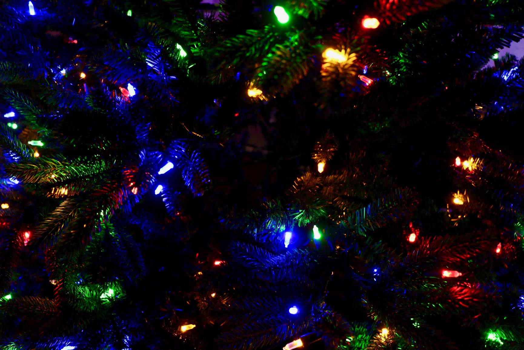 プレッピークリスマスiPhone用 クリスマスライト 壁紙