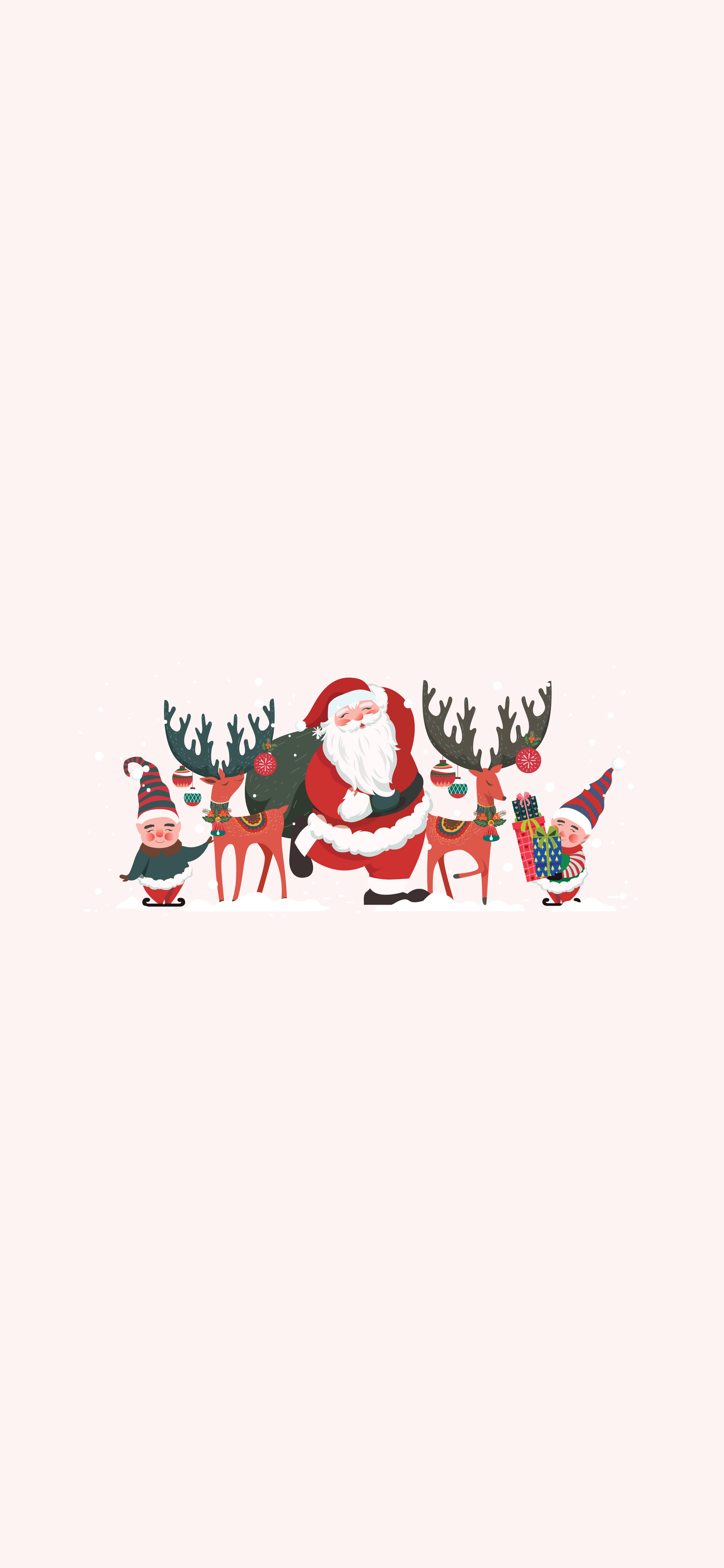 プレッピーサンタクロースのクリスマス 壁紙