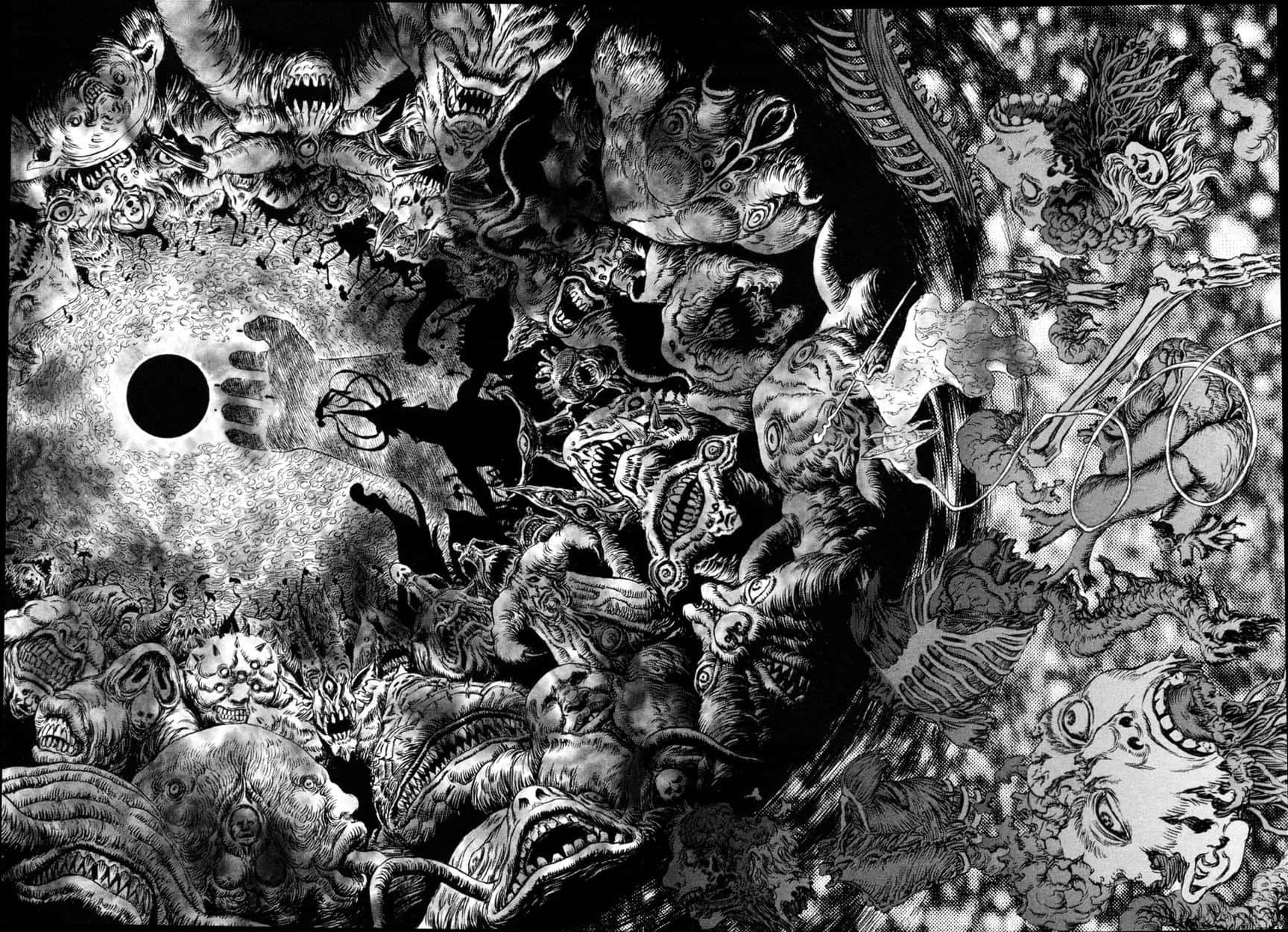 ベルセルク漫画のモンスター群像 壁紙