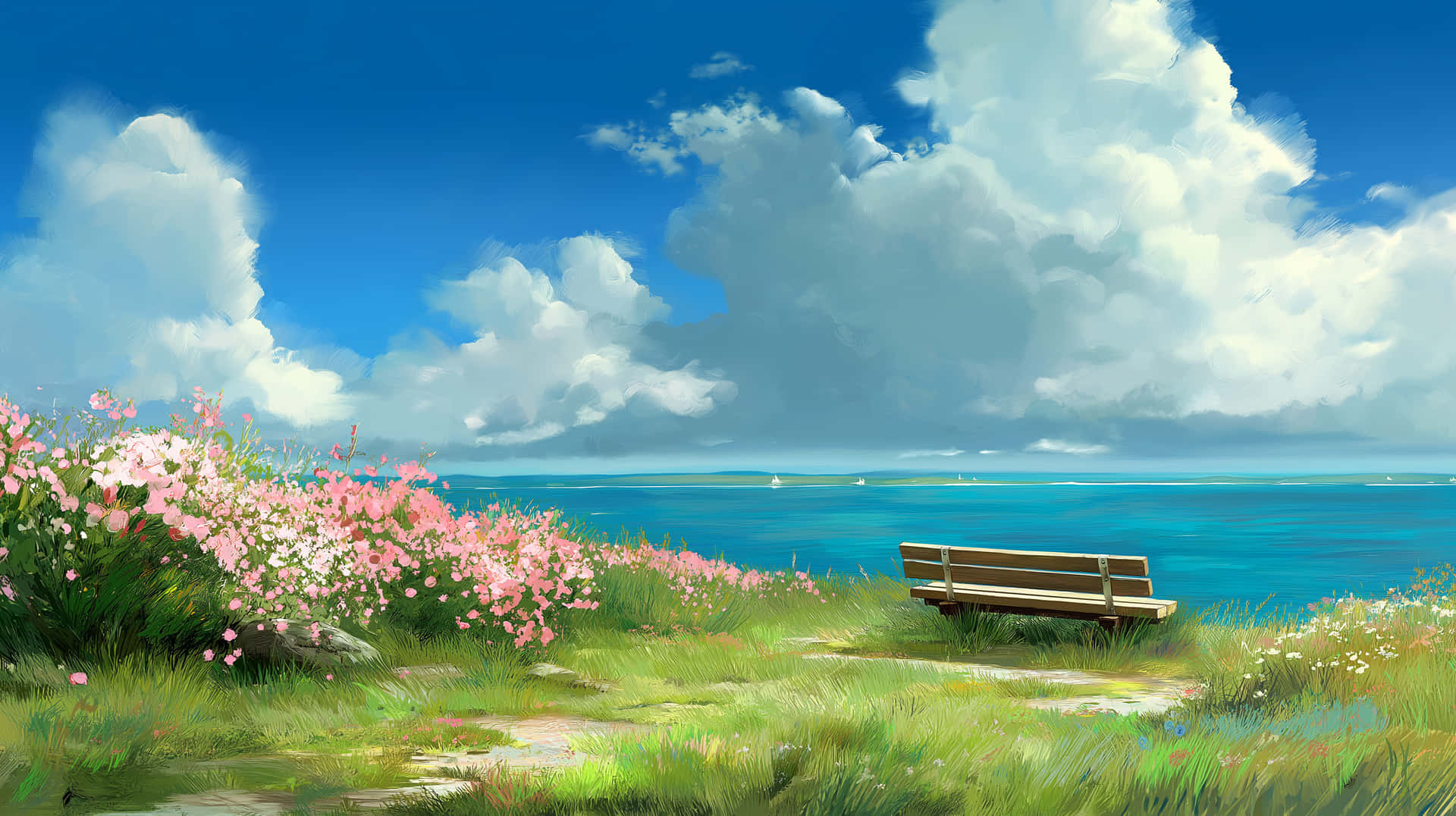 風景、穏やか、静か、海岸、海、平和、自然、絵画、風光明媚、屋外、夏、リラックス、眺め、牧歌的、美しい