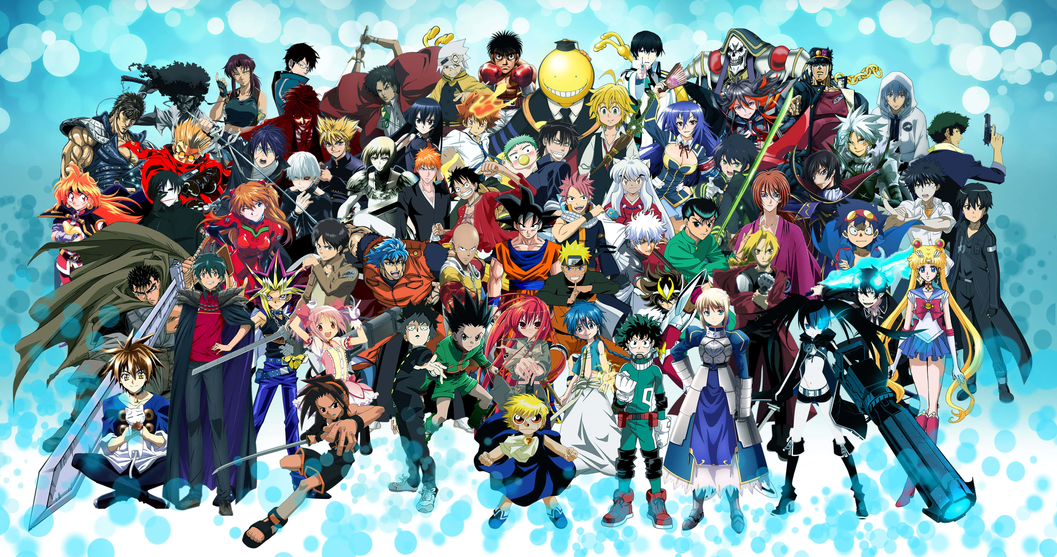 ボケデザインとアニメ全キャラクターHD 壁紙