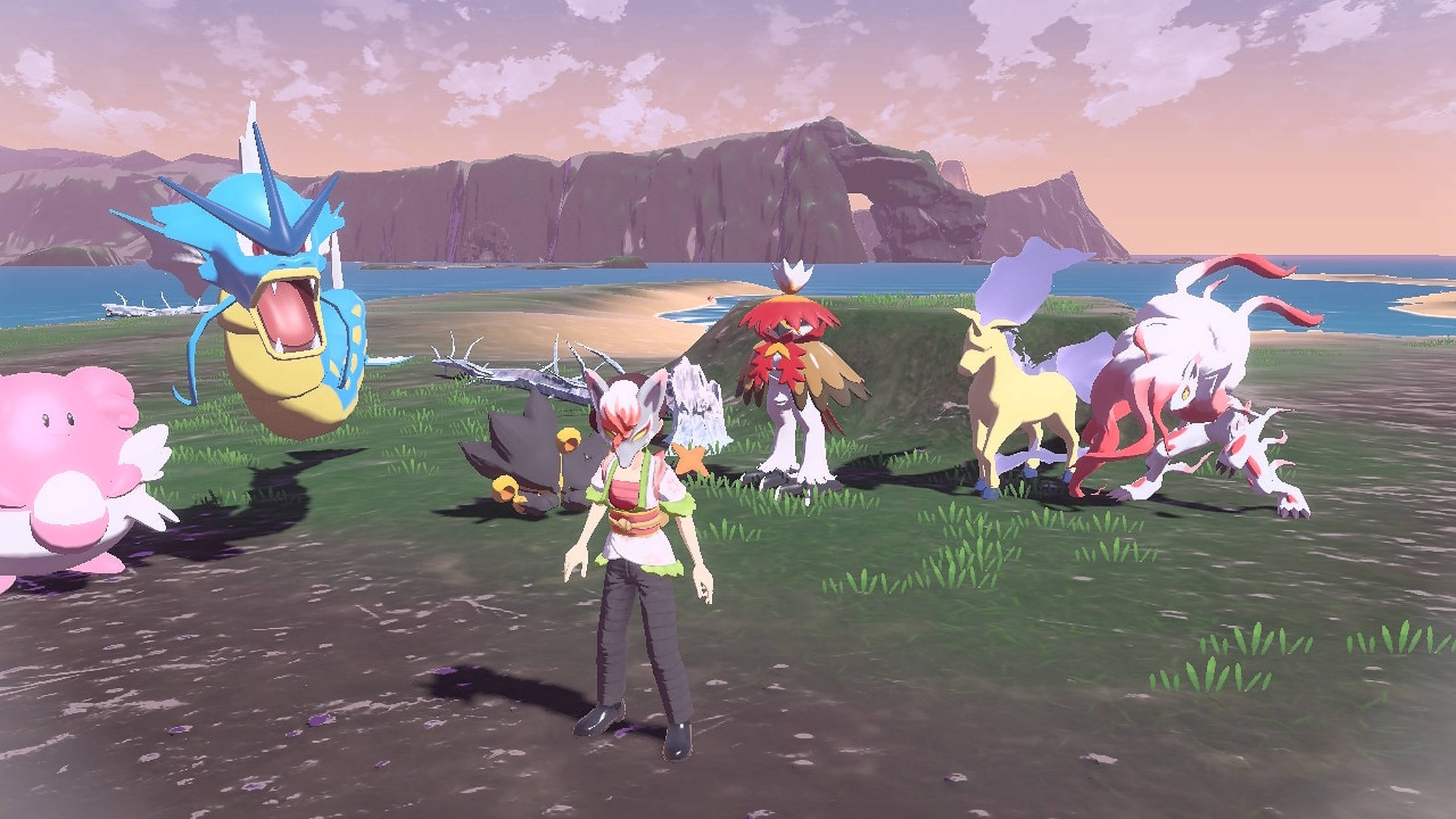 ポケモンレジェンズ アルセウス 海辺 壁紙