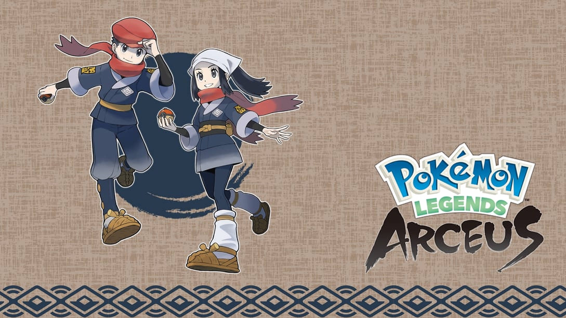 ポケモンレジェンズ アルセウス アカリとレイ 壁紙