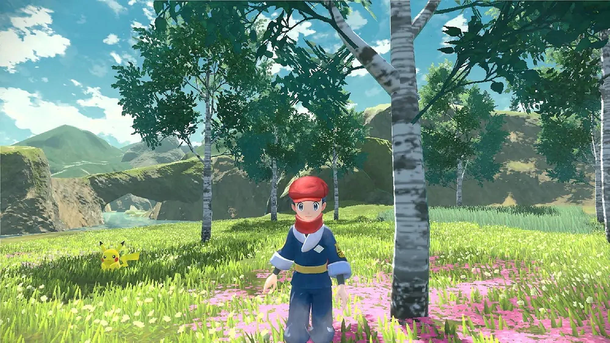 ポケモンレジェンズ アルセウス 木々と共に 壁紙